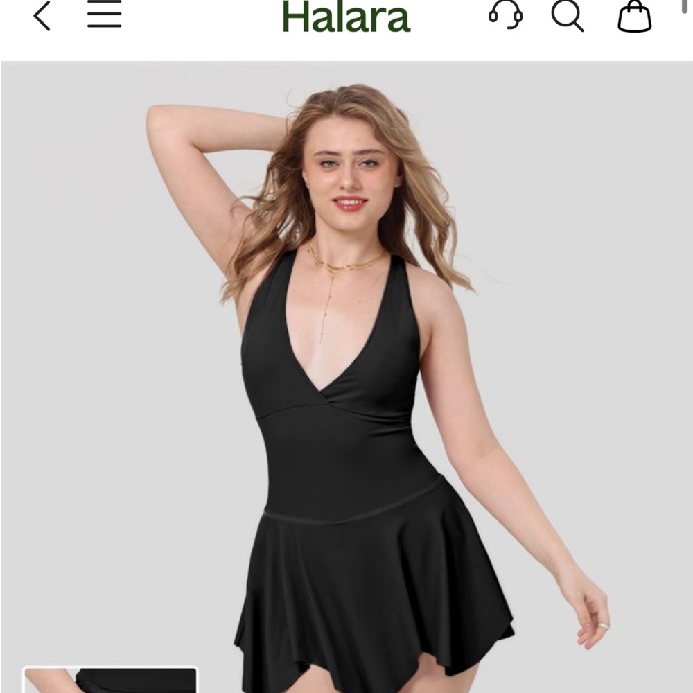 Halara Deep V Dress